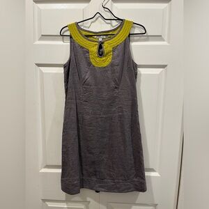 Boden Women’s Knee length Sheath Dress. Linen and Cotton